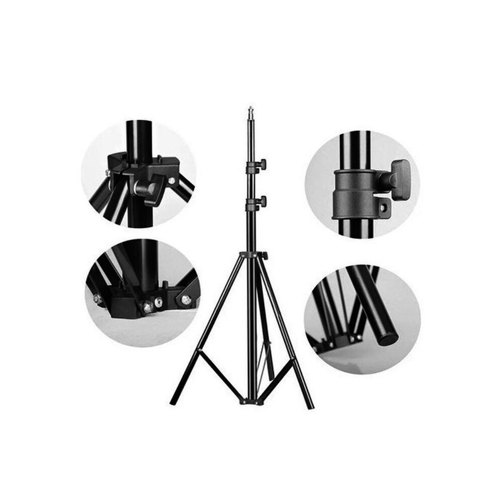 Aro De Luz Led 26cm + Tripode 160cm + Espejo Doble Tiktok image number 4.0