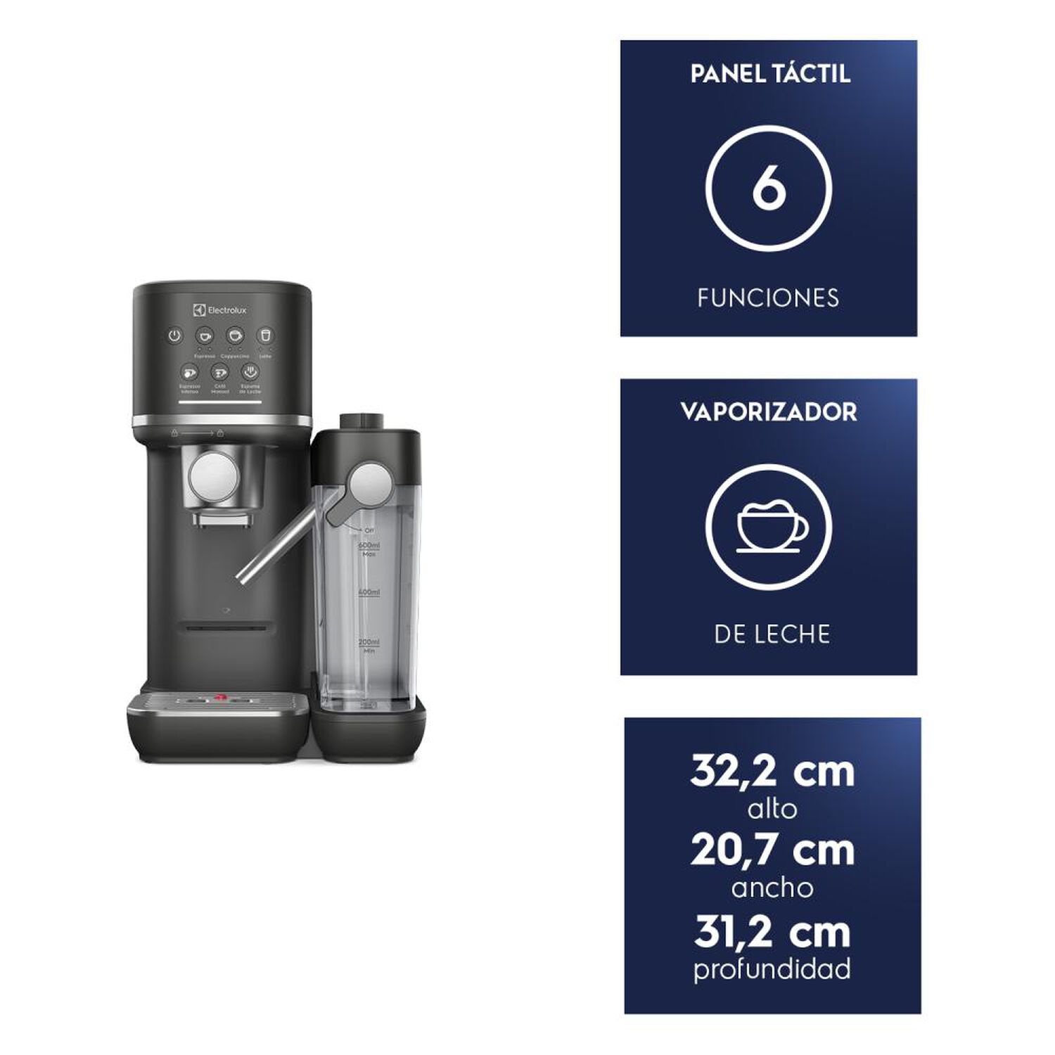 Cafetera Electrolux Ecm70 / 1,25 Litros / 1350 W image number 3.0