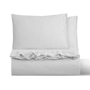 Cubrecama Quilt Reversible King 250 X 240 Cm Blanco- Magic Collection Martin&eacute;