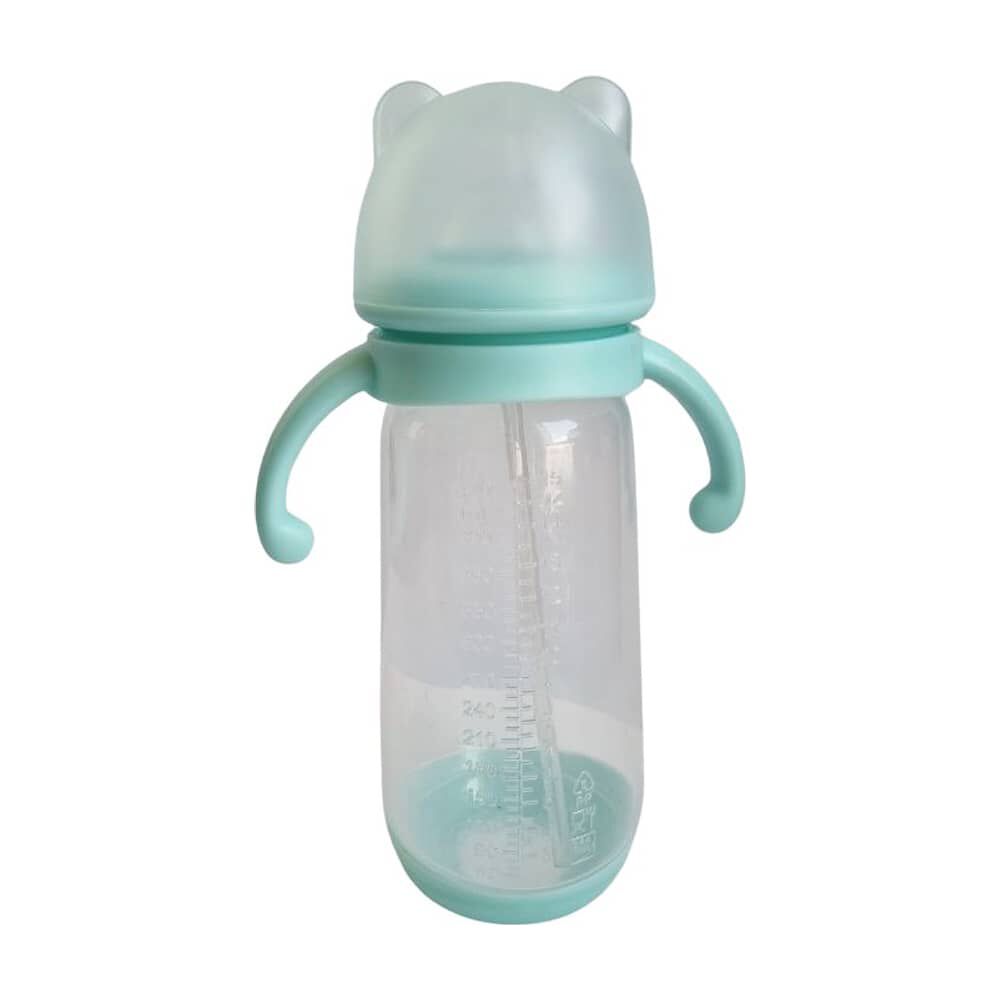 Mamadera Biberon Tetero Con Bombilla Manillas Bebe Guagua image number 0.0