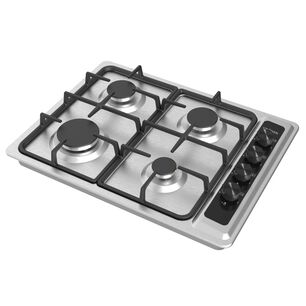 Encimera A Gas Gr&ouml;ner Inox 4ql