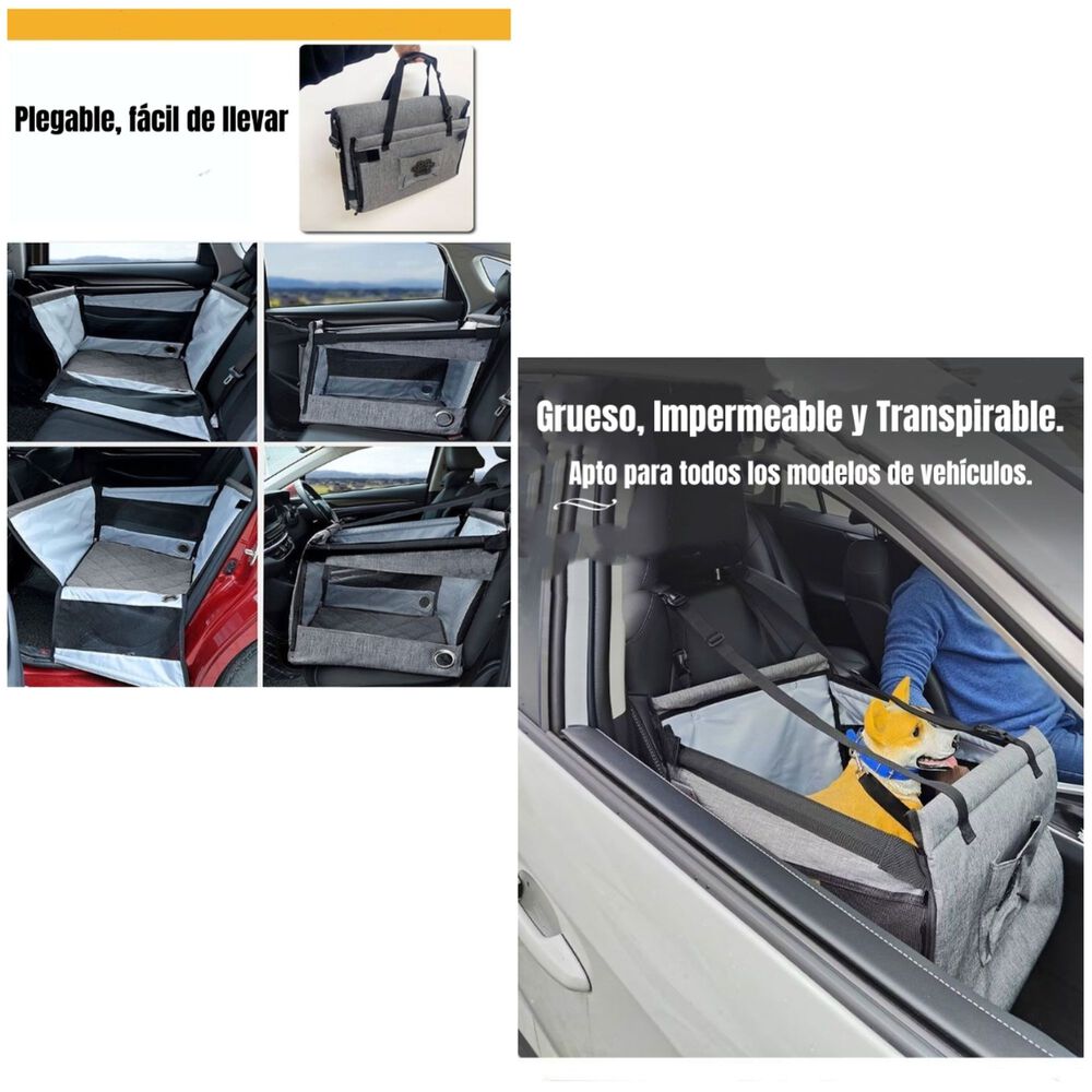 Asiento De Auto 49cm Perros Plegable Con Protector Guard image number 4.0