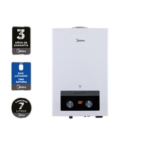 Calefont Midea MGWH7-14MDNCLW-GL / Gas Licuado / 7 Litros