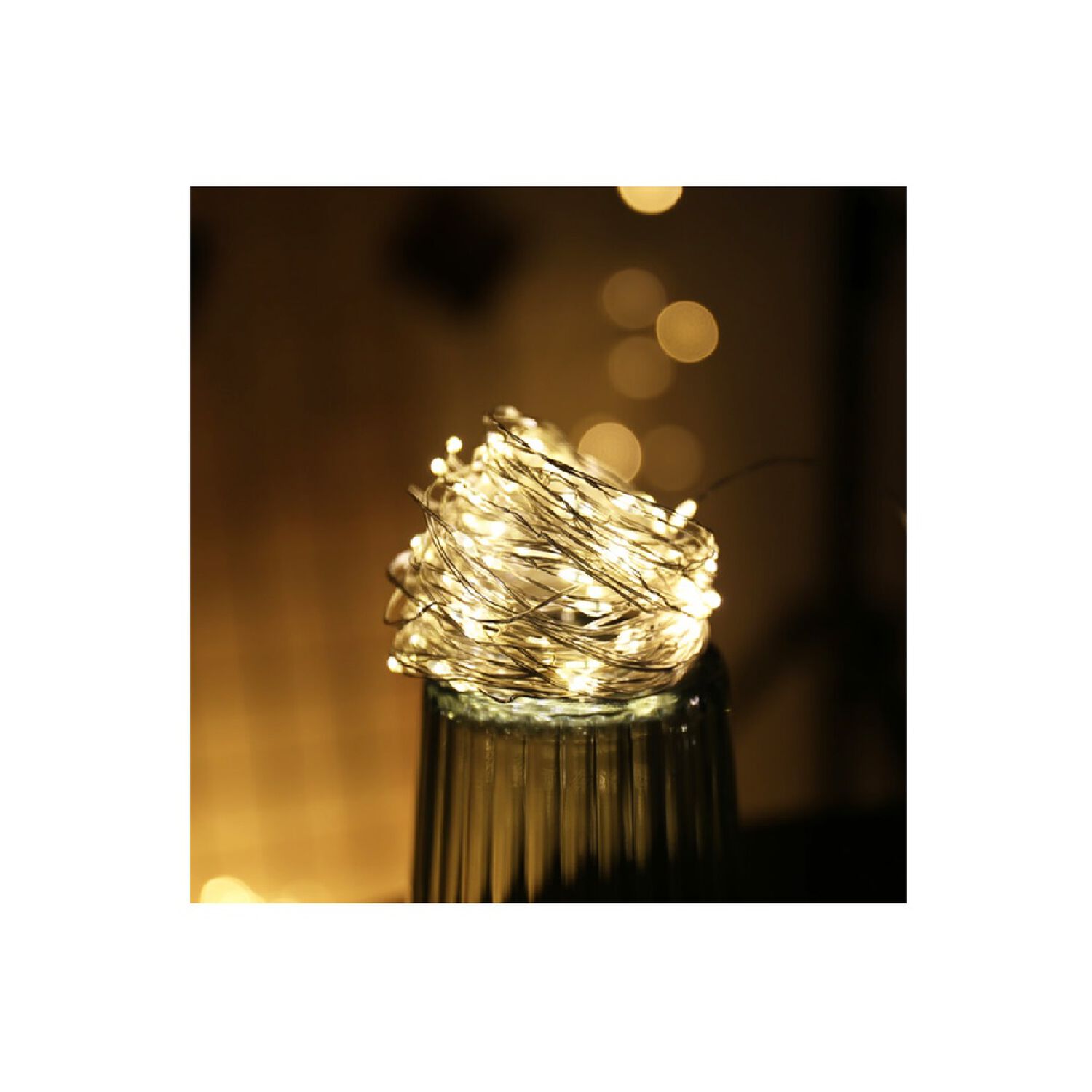 Luz Hada Tipo Corcho 1mt Alambre Guirnaldas Led Con Pilas Para Decoraci&oacute;n Para Botella U Otros Usos Con 3 Pilas Lr44 Inclu&iacute;das image number 3.0