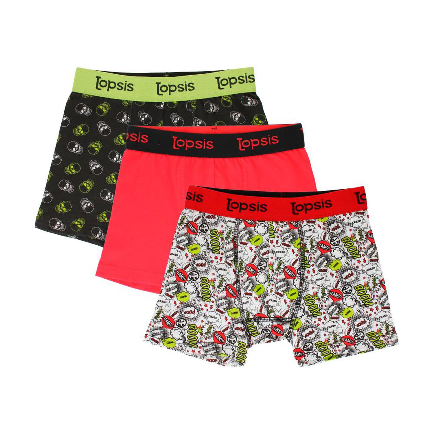 Pack Boxer Boxer Ni&ntilde;o Topsis / 3 Piezas image number 0.0