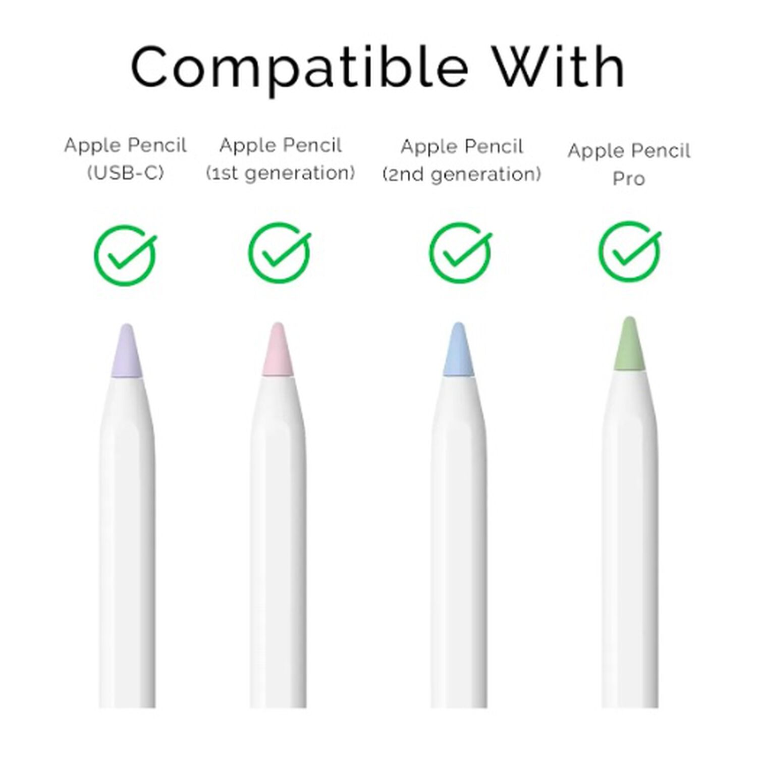 Protector Apple Pencil Silicona Negro image number 4.0