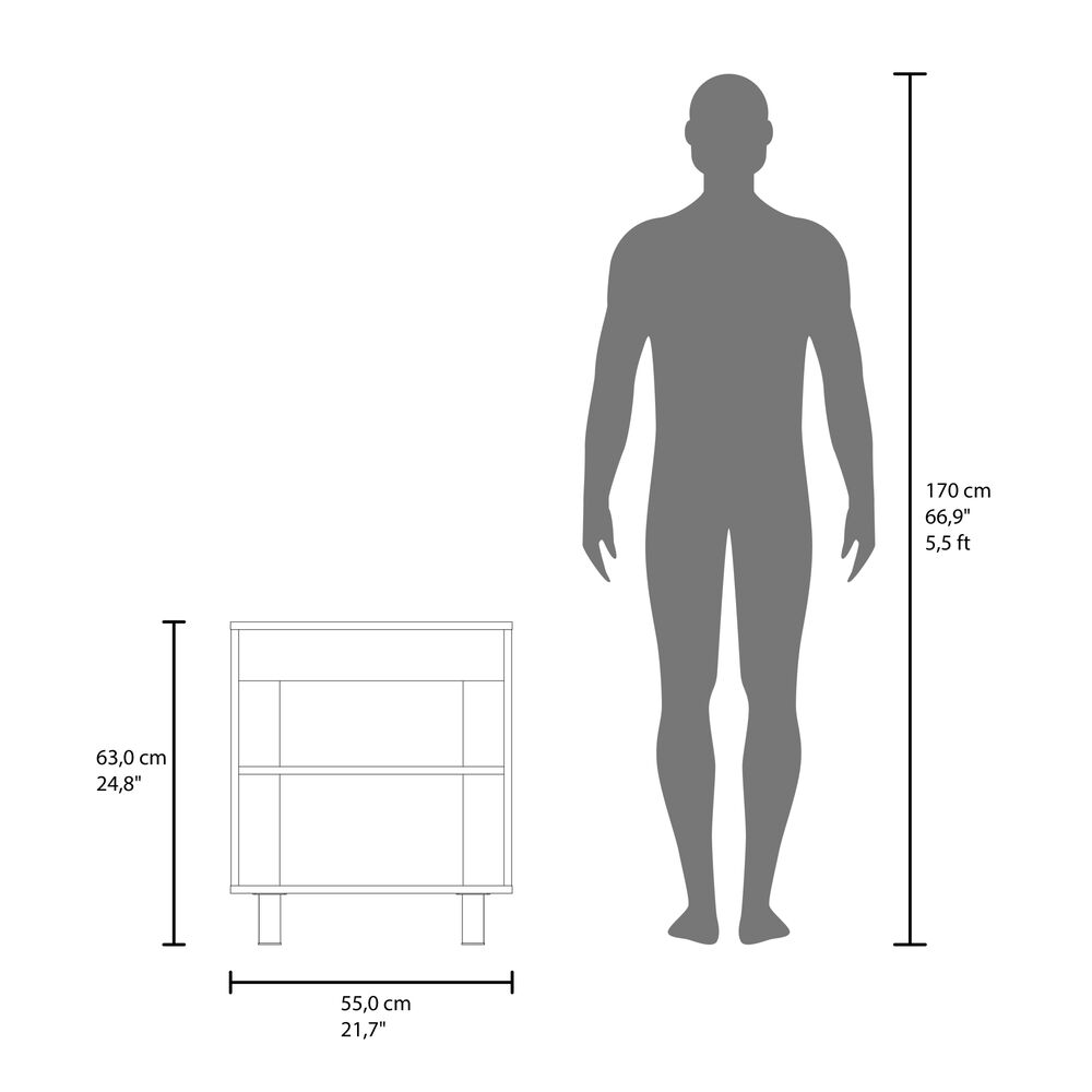 Mueble Para Lavamanos 63x55x41.3 Cm 2 Puertas image number 7.0