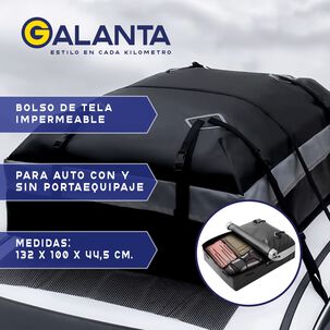 Bolso Porta Equipaje Techo Galanta Auto 550l Impermeable