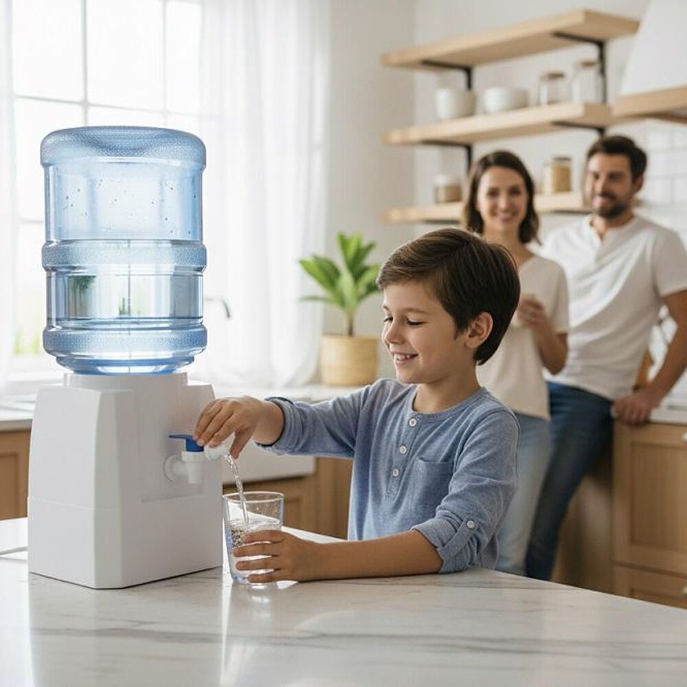 Dispensador Sifón De Mesa Para Agua Botellón 20lts image number 6.0