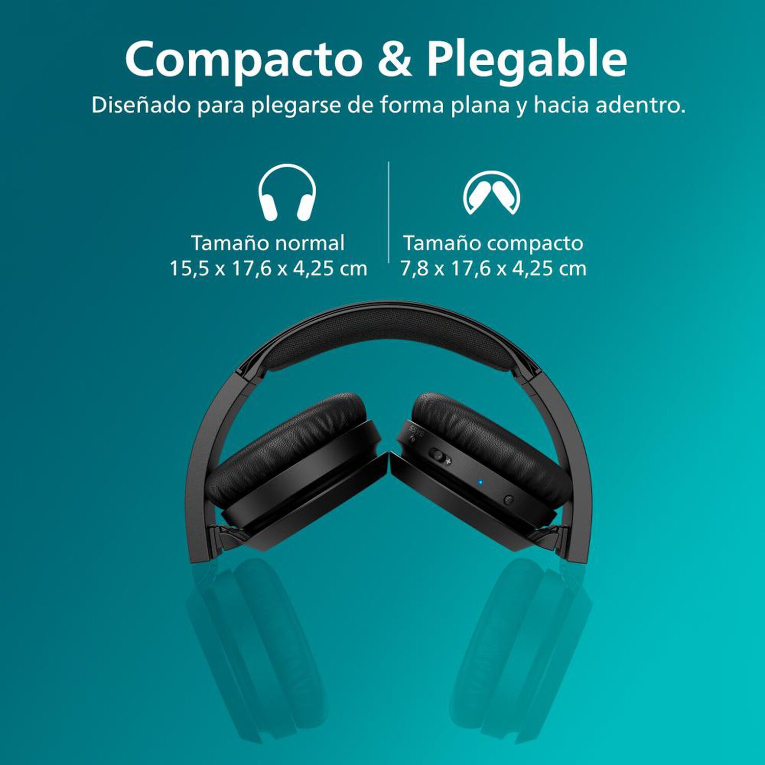 Aud&iacute;fonos Bluetooth Philips TAH4209BK image number 4.0