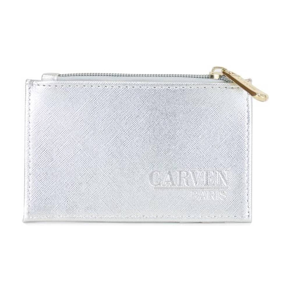 Tarjetero Mujer Chad Plateado Carven image number 0.0