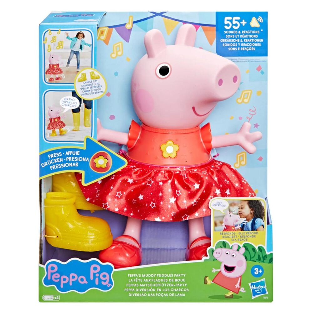 Juguete Figura Peppa Pig Con Botas Para Charcos Infantil image number 2.0