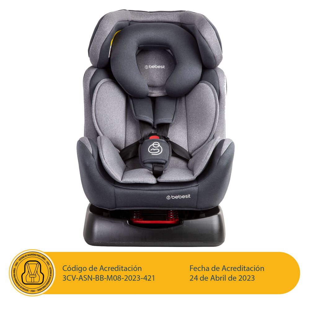 Silla De Auto Orbit Lx Gris Bebesit image number 1.0