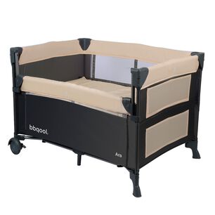 Cuna Playard Colecho Ara Beige + Colch&oacute;n De Espuma