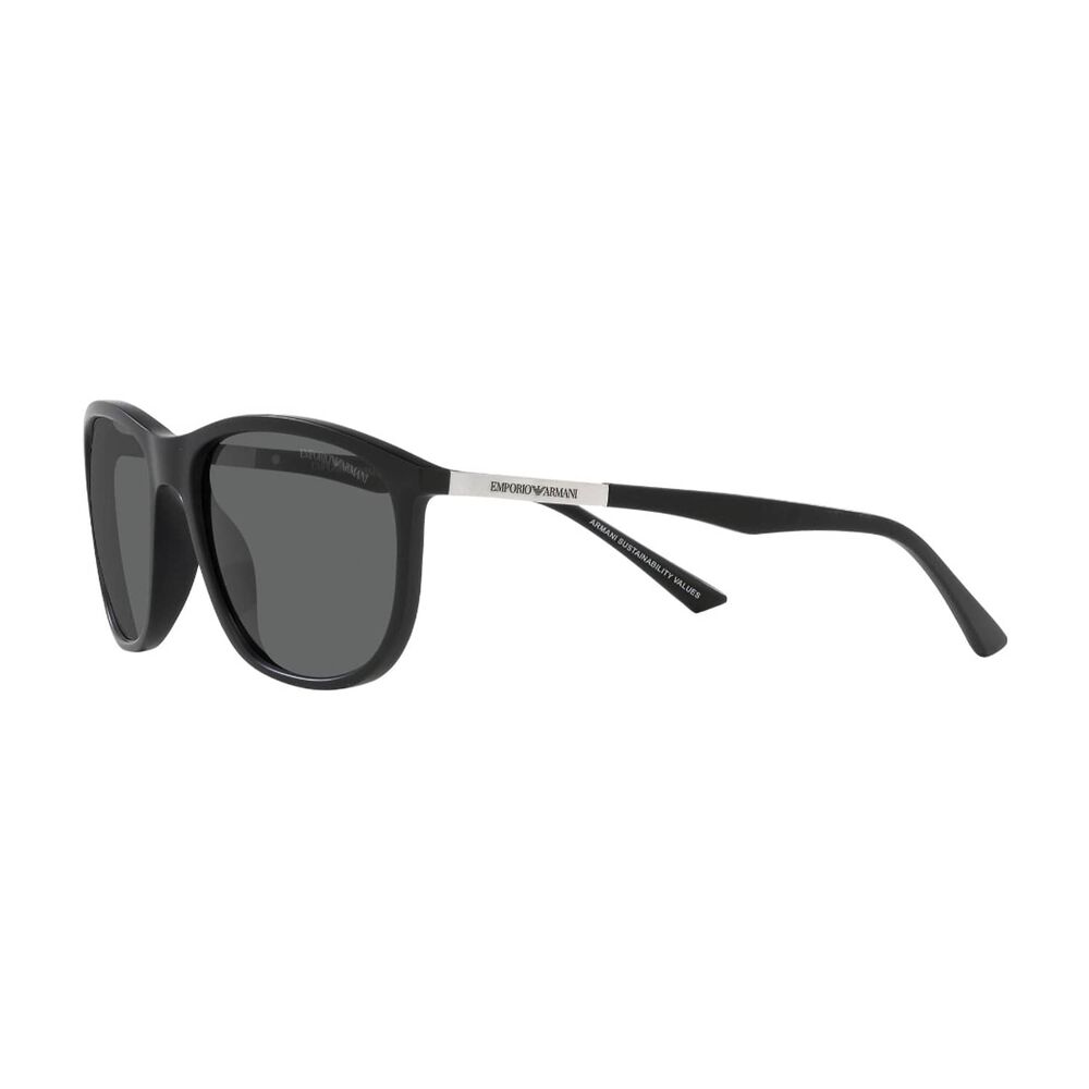 Lentes De Sol Matte Black Emporio Armani image number 2.0