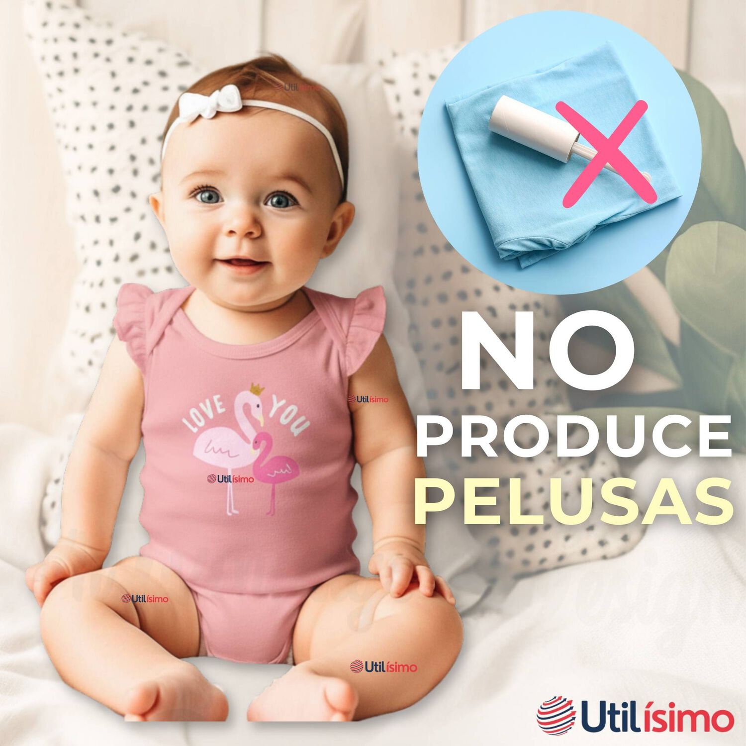 Pack 5 Bodys Ni&ntilde;a Sin Manga Tedmimak 100% Algod&oacute;n Hello Princess image number 9.0
