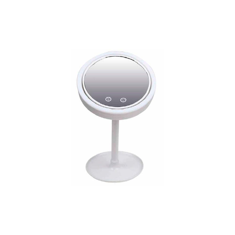 Espejo 5x Para Maquillaje Con Luz Led Y Ventilador - Ps image number 0.0