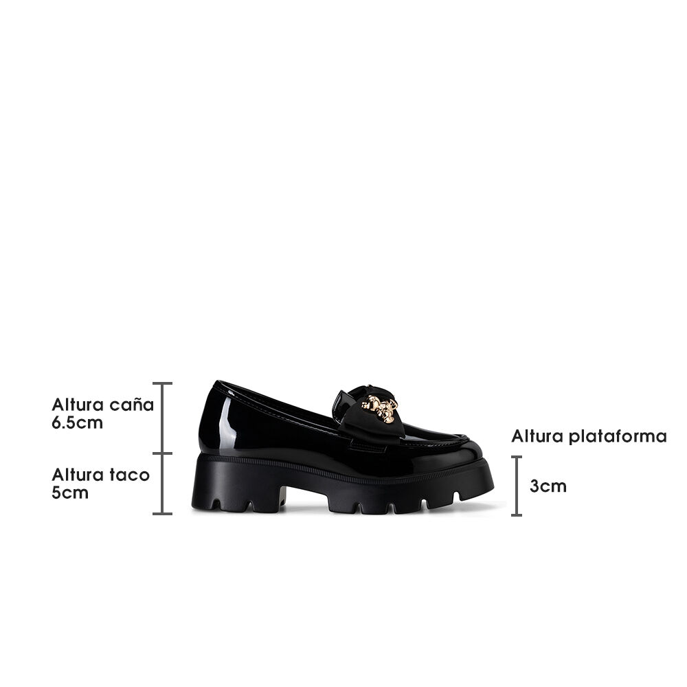 Mocasín Plataforma Negro Casual Qiu326 Weide image number 6.0