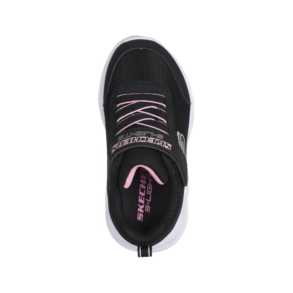 Zapatilla Infantil Niña Skechers Skechers Sola Glow Blk image number 2.0