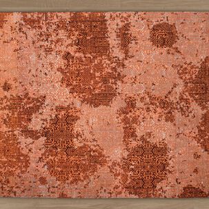 Pack Jacquard Tonos Tierra (alfombra + Taburete) 150x240