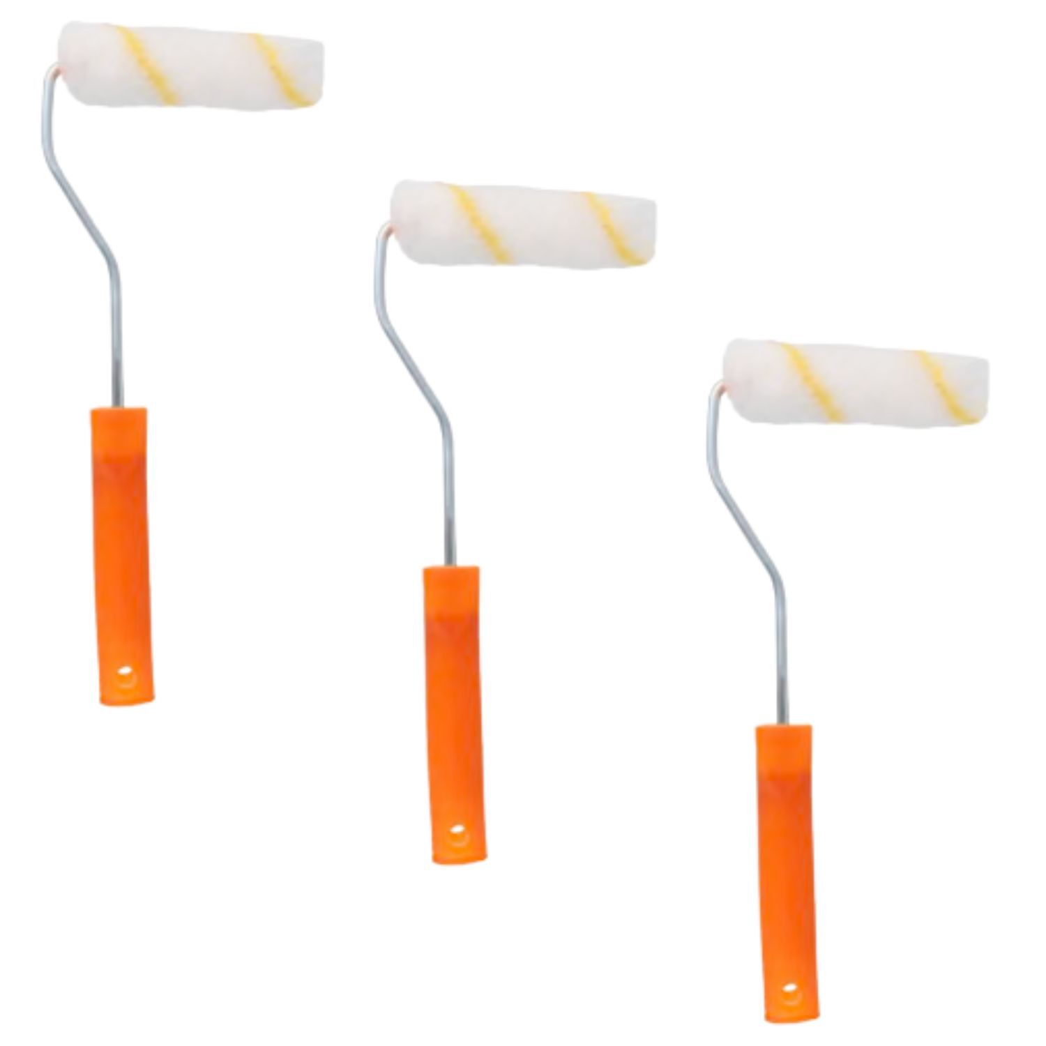 Set 3 Rodillos Chiporro Mango Plastico 10x30cm Para Pintar image number 0.0