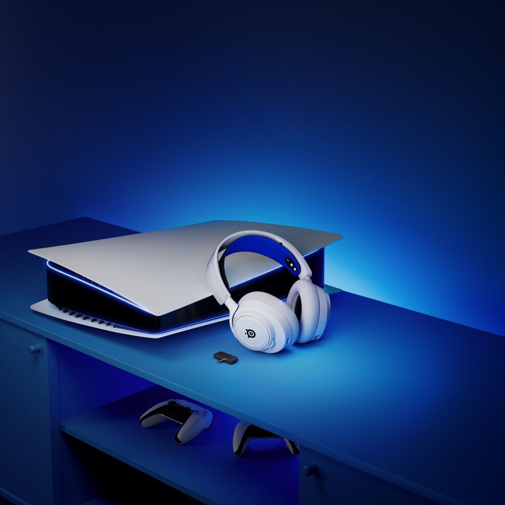 Aud&iacute;fonos Gamer Steelseries Nova 7 Ps Inal&aacute;mbrico Blancos image number 13.0