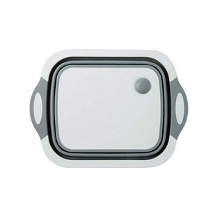 Tabla Cortar 3 En 1 Silicona Plegable Drenaje Cocina