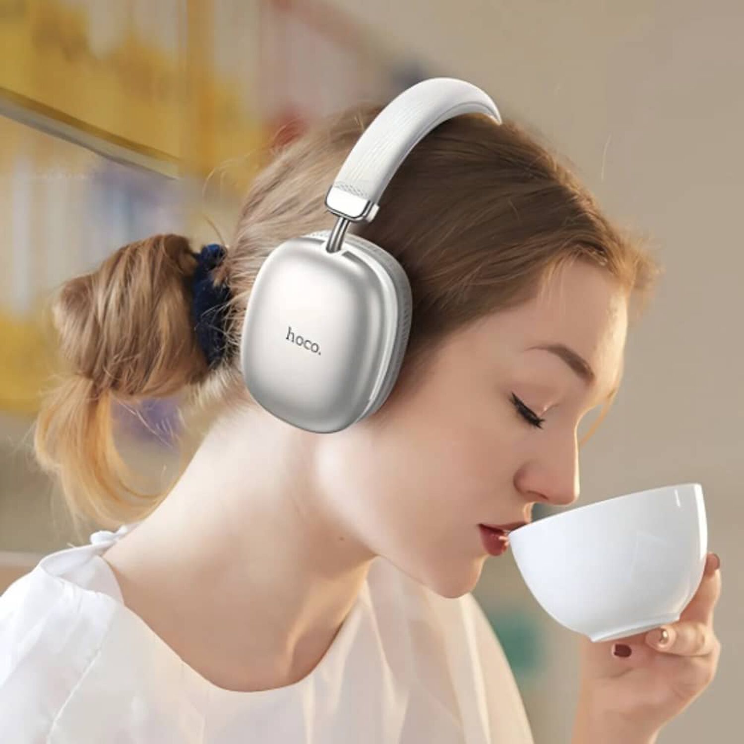 Auriculares Inal&aacute;mbricos Bluetooth Plateado image number 2.0
