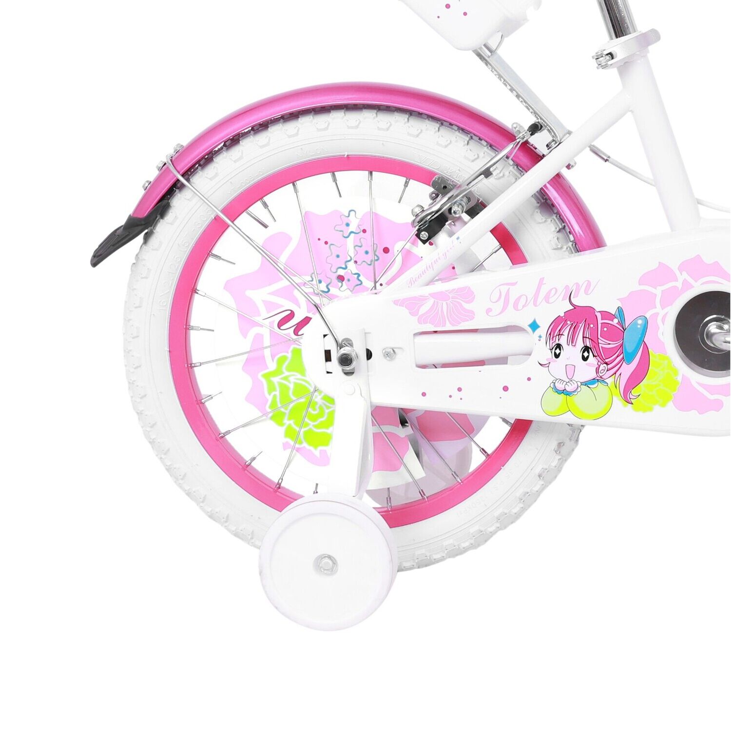 Bicicleta Totem Infantil Aro 16 Pretty Girl Color Blanco image number 4.0