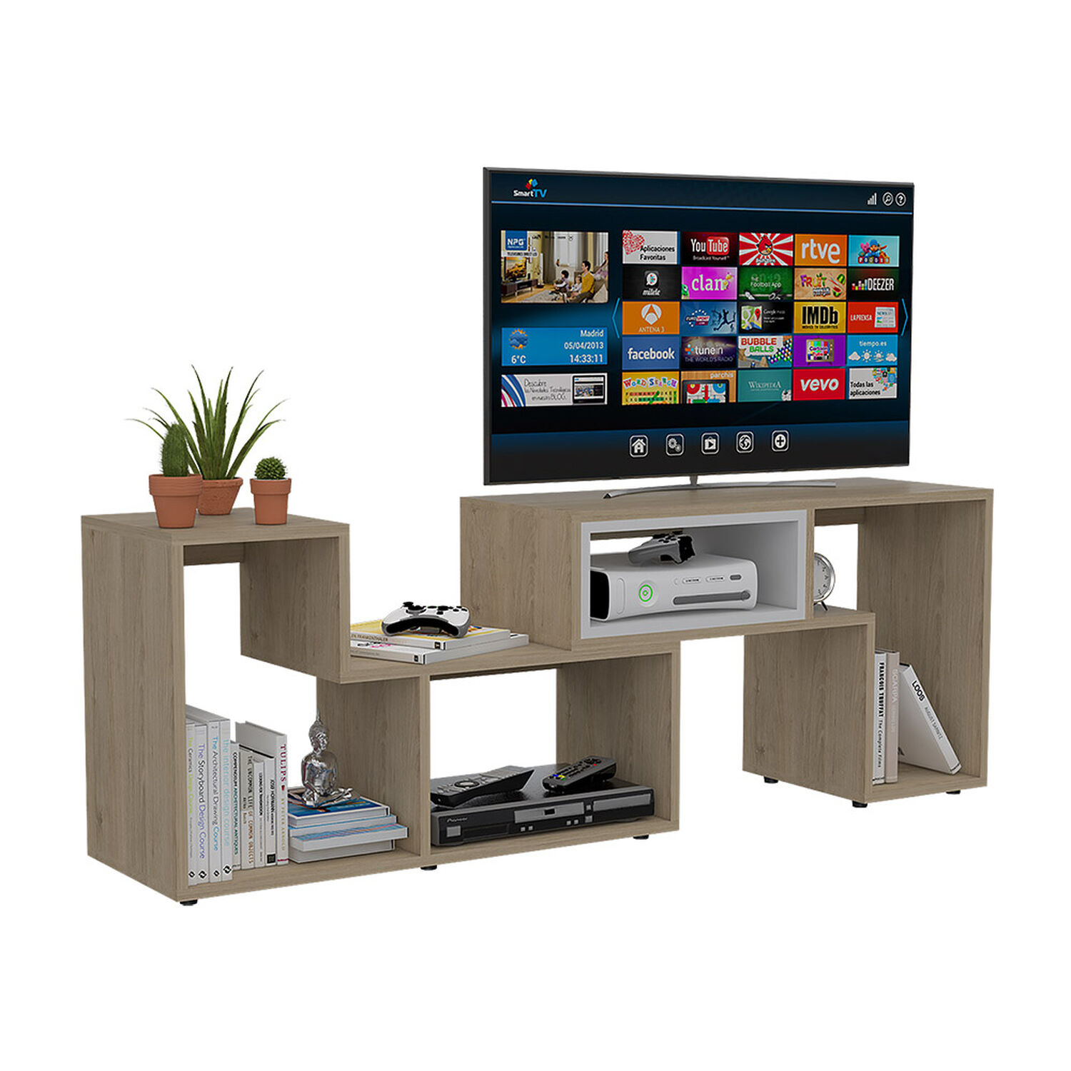 Combo Rack Extensible Casa Ideal Beijing + Bar Casa Ideal Kava image number 1.0