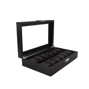 Caja Estuche Organizador De 12 Relojes Bordado Elegante
