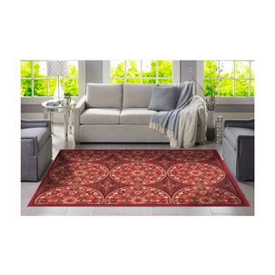 Bajada De Cama Jazmin Rojo 50x90