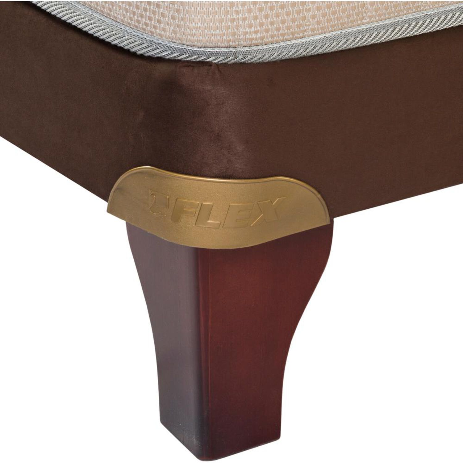 Cama Europea Flex M&aacute;ximo Cobre / Super King / Base Dividida  + Respaldo image number 2.0
