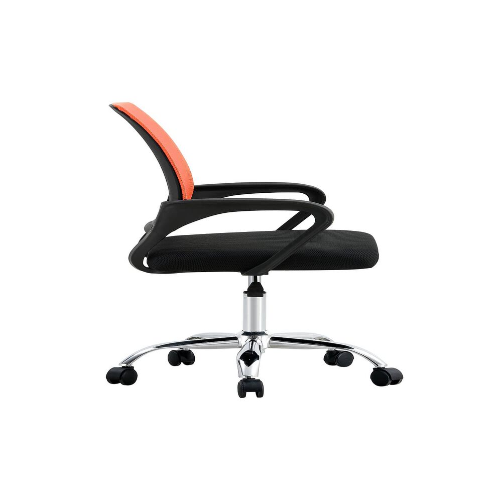 Silla De Oficina Ejecutiva Nueva York Ergonomica Respaldo Malla Naranja Bm-520mo Arthome image number 3.0