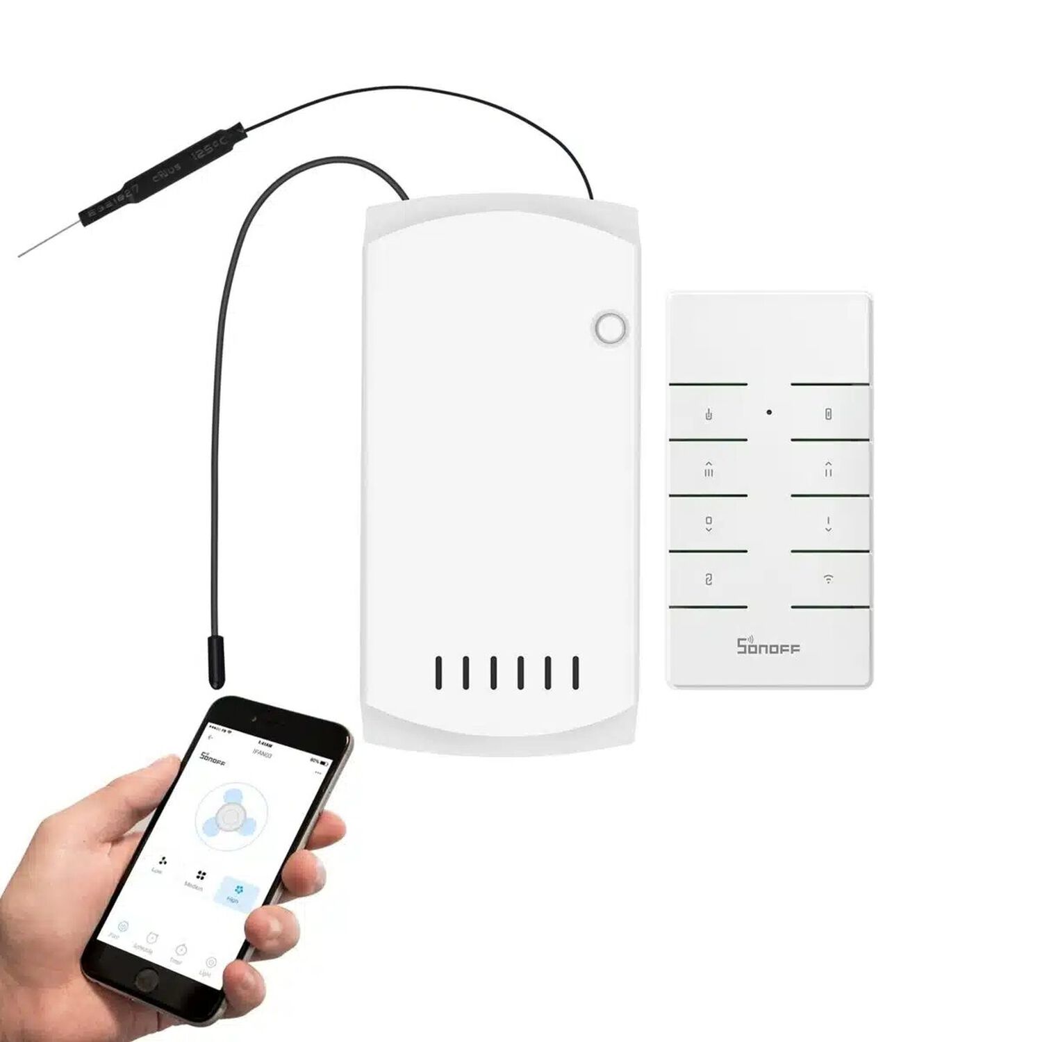 Sonoff Ifan04-h Controlador Wifi Para Ventiladores De Techo image number 2.0