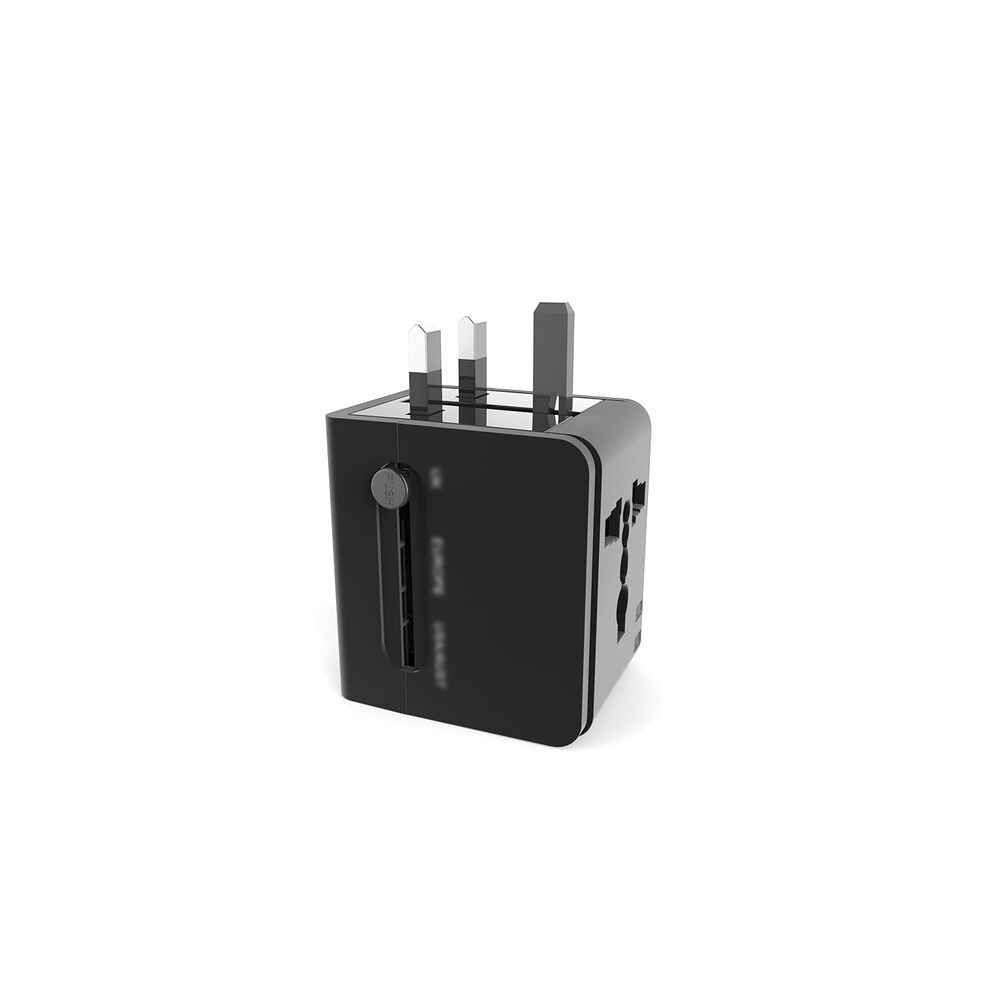 Adaptador Enchufes Universal Multinorma Color Negro - Ps image number 0.0