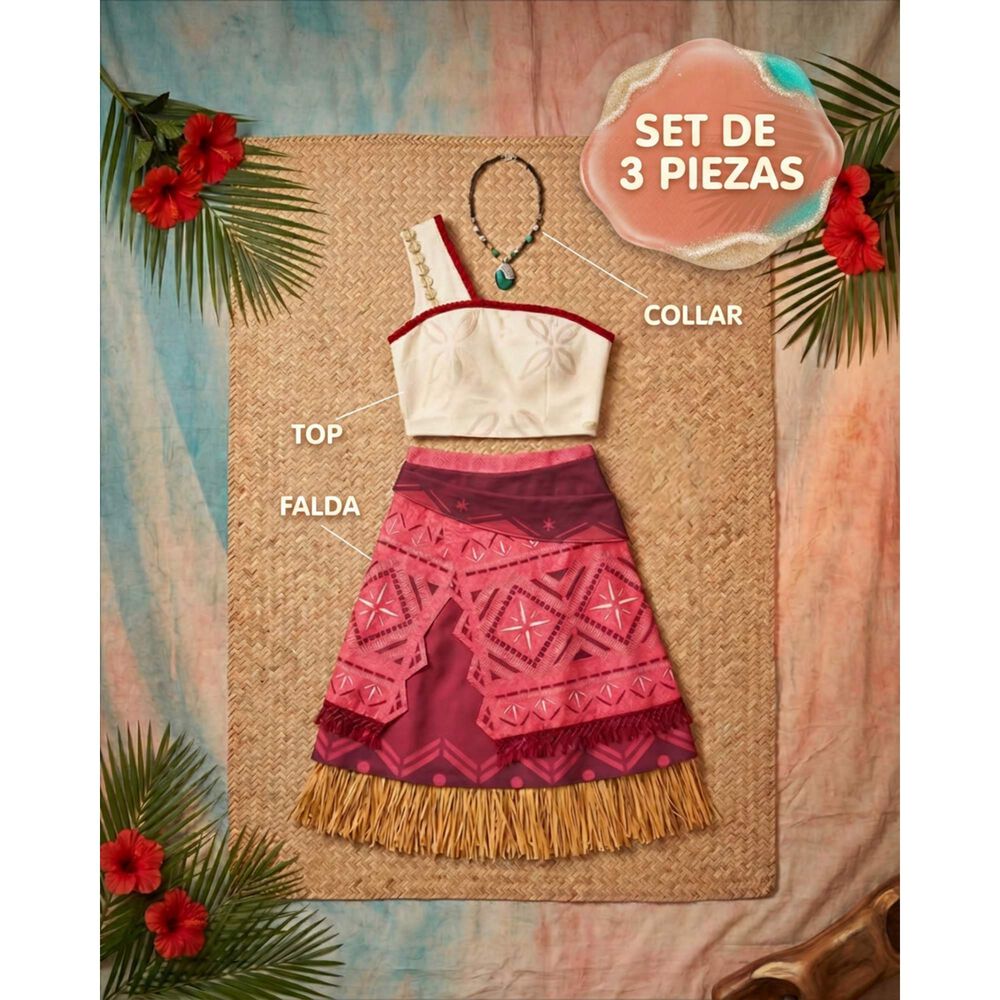 Disfraz Cosplay Moana Pelicula Disney 2 image number 3.0