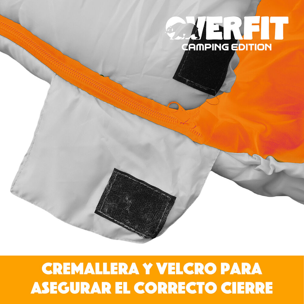 Saco De Dormir Termico 0 A 15 Grados Momia Overfit Camping image number 4.0