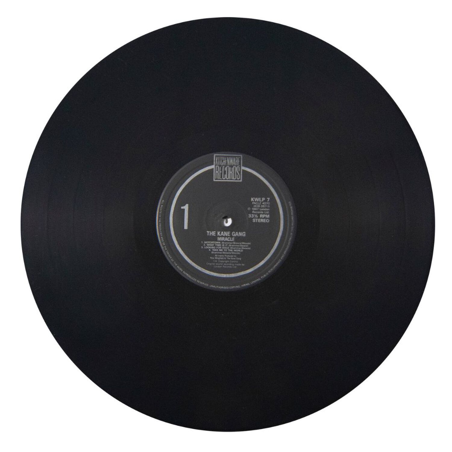 Kane Gang - Miracle | Vinilo Usado image number 2.0