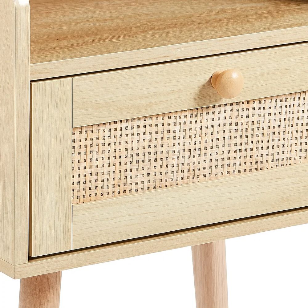 Velador Mesh Rattan Con Cajon Y Espacio image number 5.0