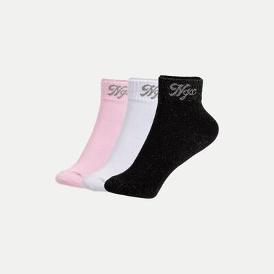 Calcetines Mujer Ankle Hold On Ngx / 3 Pares