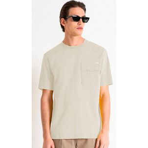 Polera Oversize Manga Corta Cuello Redondo Hombre Hummer