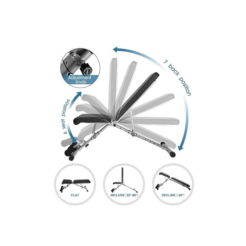 Banca Abdominal Multiposicion Reclinable Inclinable image number 4.0