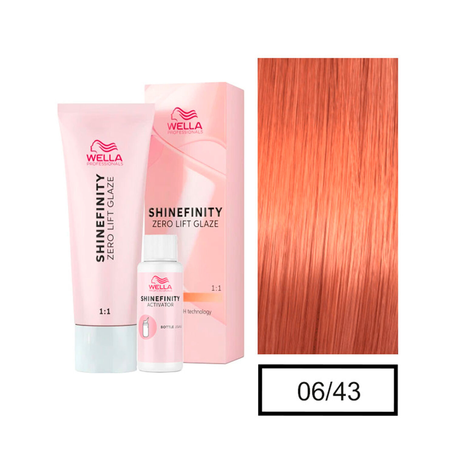 Wella - Tintura Shinefinity Demipermanente 06/43 60ml image number 0.0