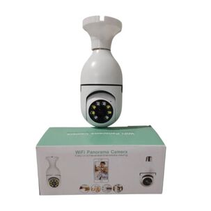 C&aacute;mara Seguridad Foco Wifi Y Rotaci&oacute;n 360 Hd Night Vision