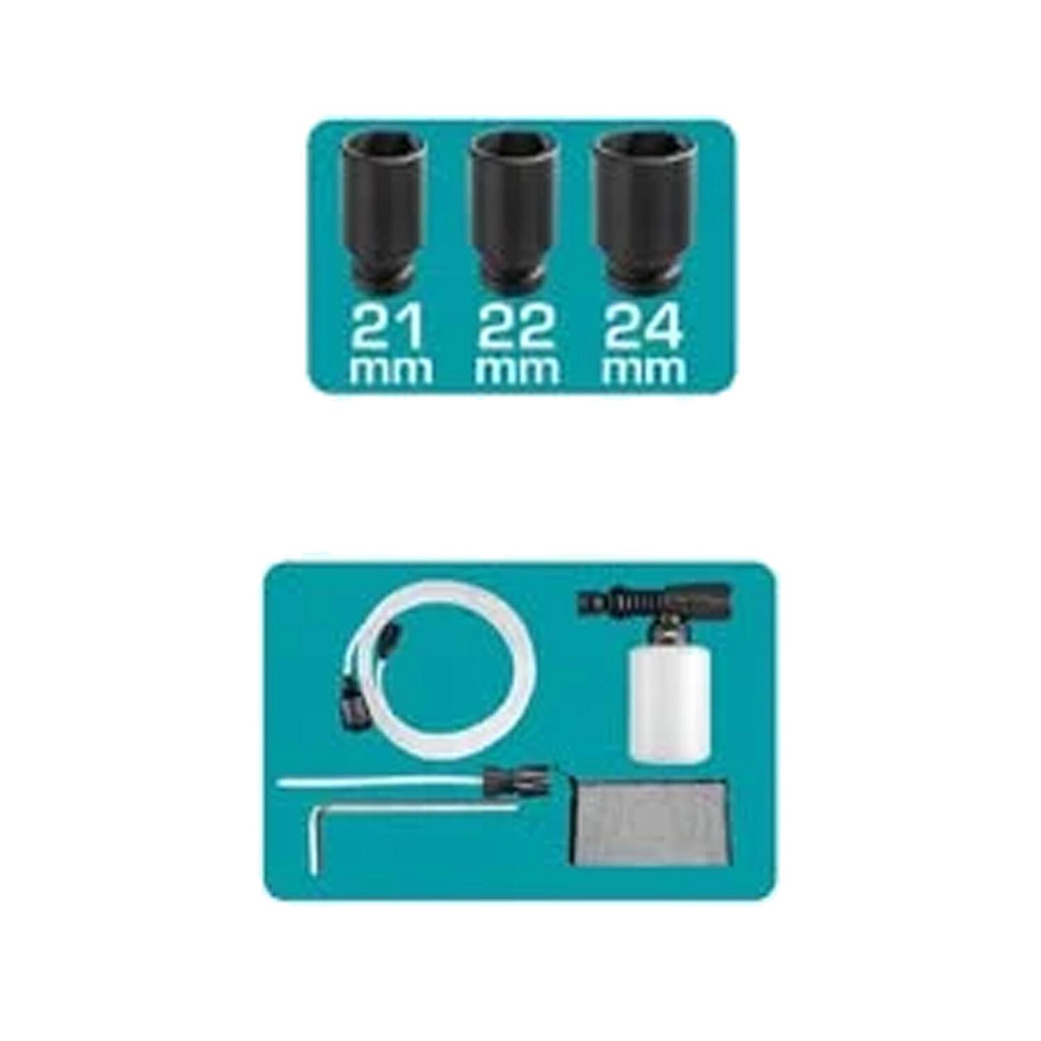 Kit 20v Inal&aacute;mbrica Pistola Impacto ,hidrolavadora Y Pulidora, 2 Bater&iacute;as Y Cargador Total image number 5.0