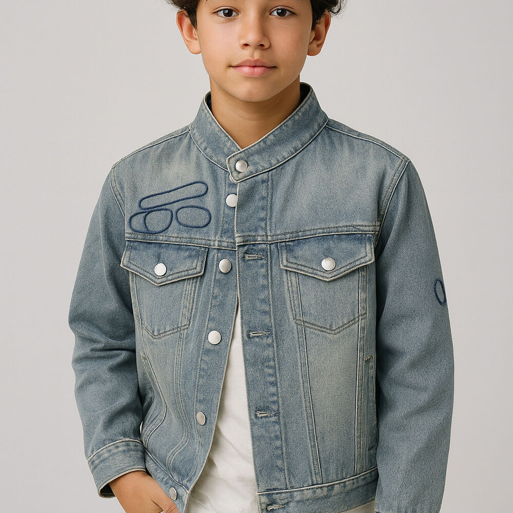 Chaqueta Mezclilla Niño Look Urbano Y Funcional image number 0.0