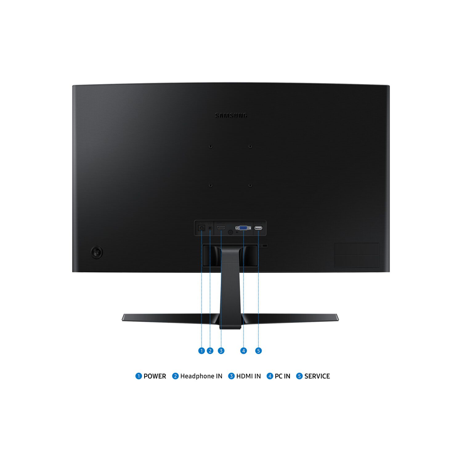 Samsung 27" S36gd Fhd 100hz Monitor Curvo image number 4.0