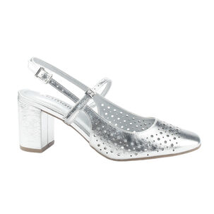 Zapato Via Marte Mujer 153-007-01 Plateado Casual