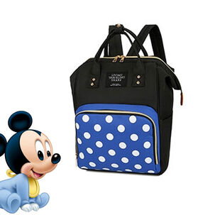 Multifuncional Mochila Maternal Disney Bolso Pañalera Bebe